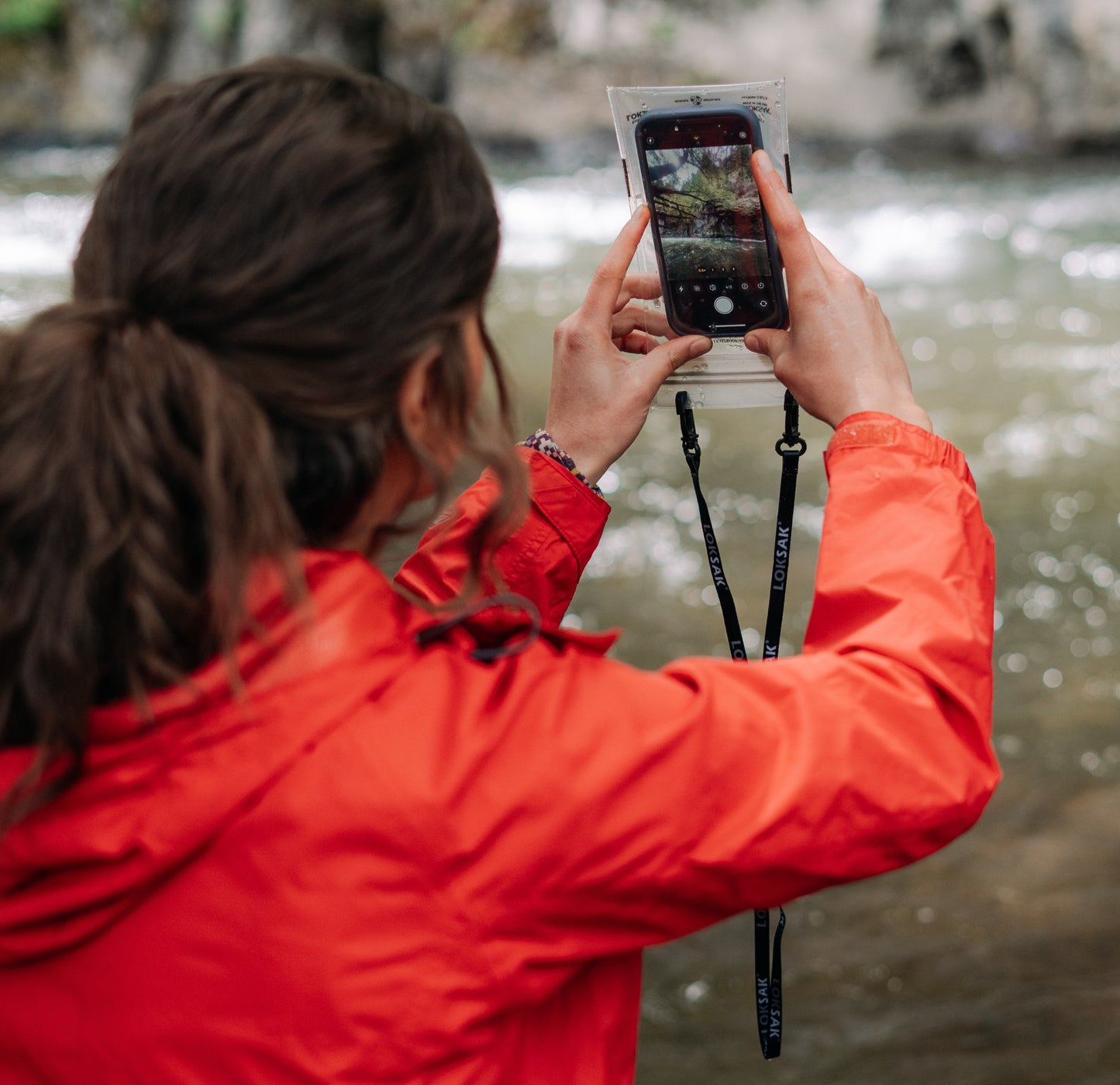 Waterproof Phone Bag with Lanyard | Certified 200ft | 3.9x7.5" | aLOKSAK