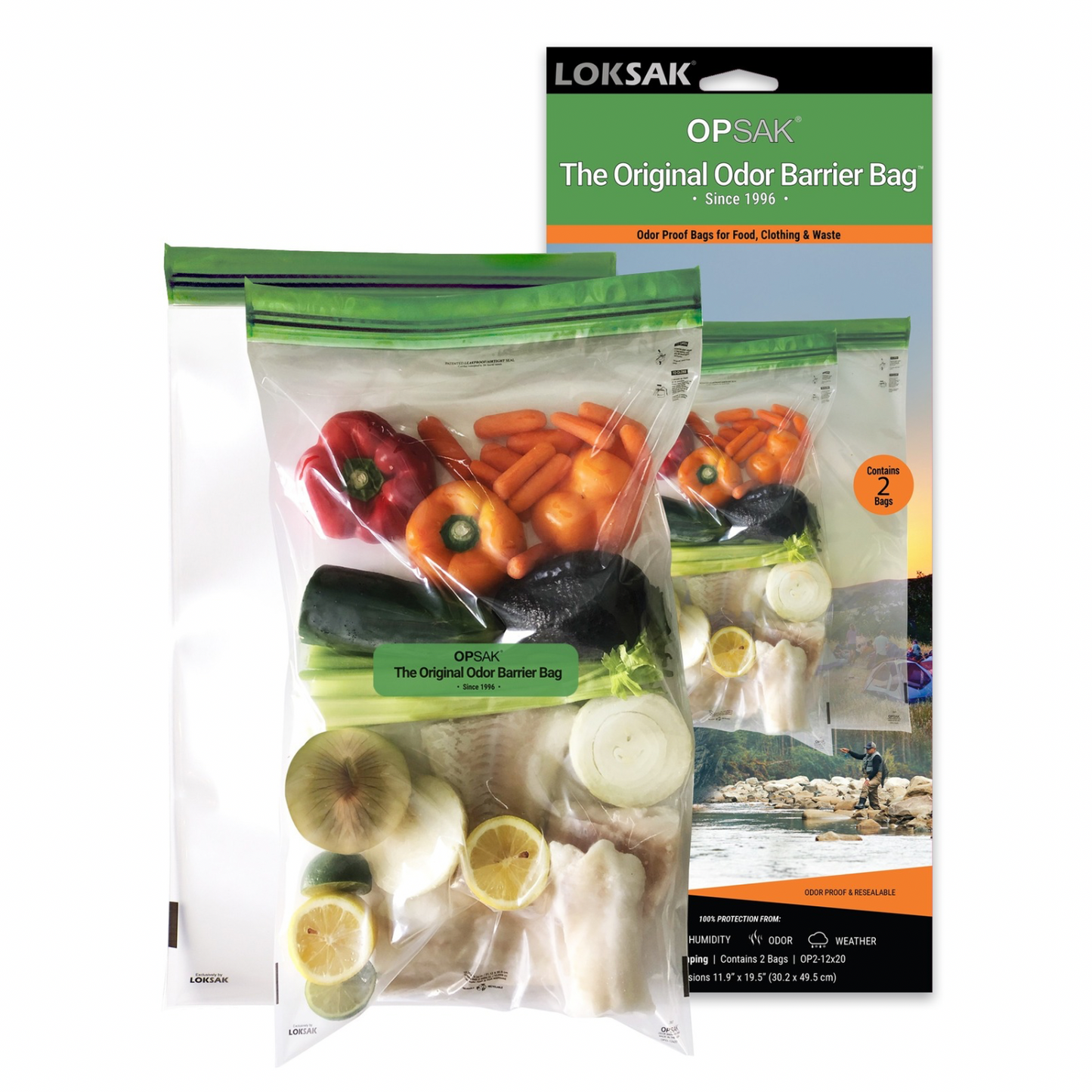 Odor Proof Bag | Bear Barrier Tested | 12x20" 2 Pack | OPSAK