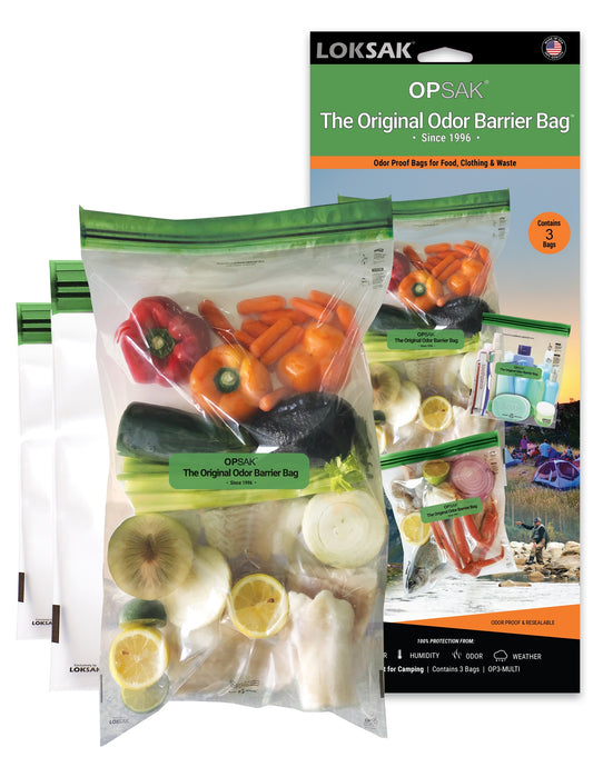Odor Proof Bag Assorted Sizes 3 Pack | OPSAK LOKSAK