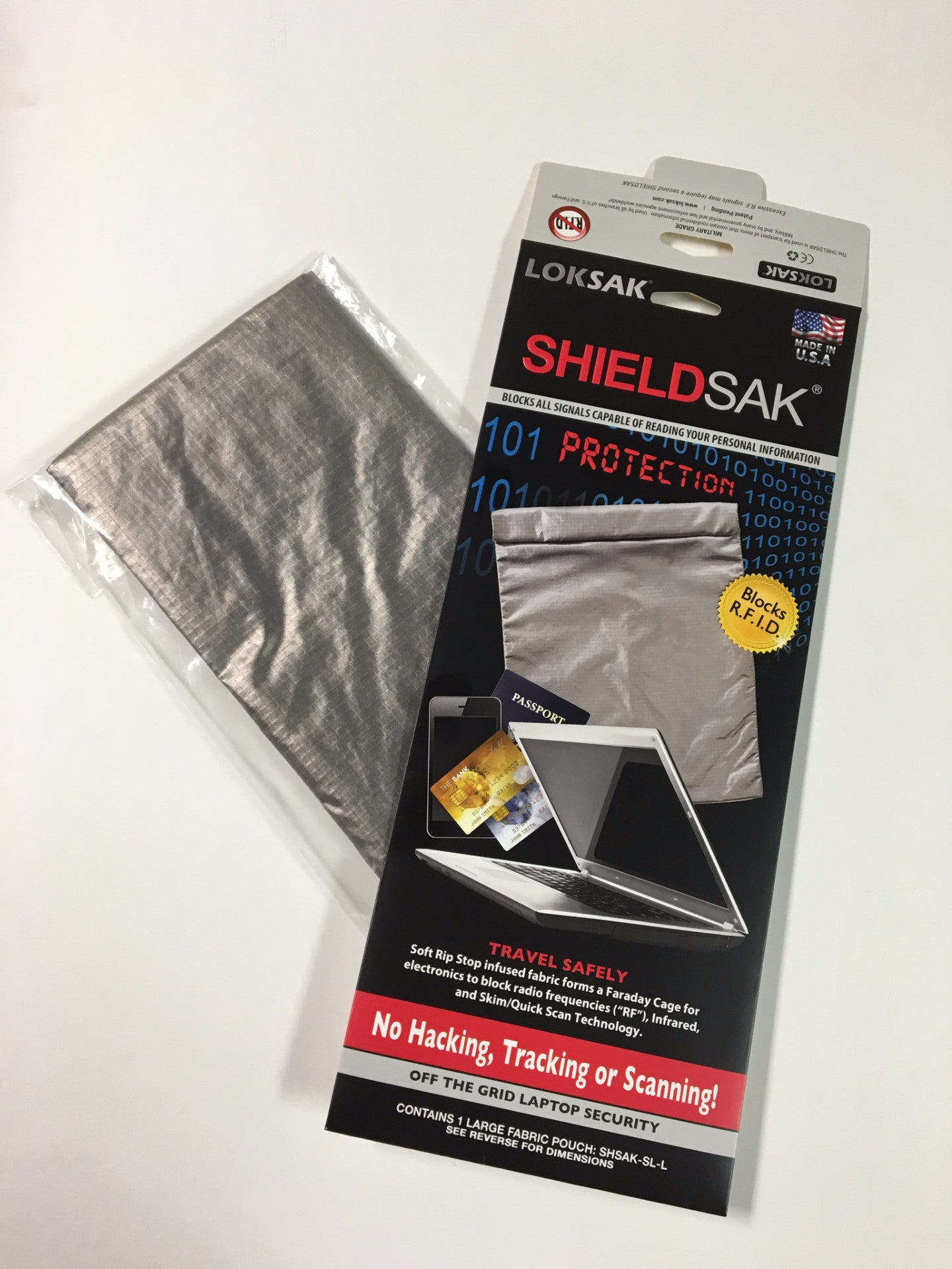Faraday Bag for Laptops | Blocks Signal & Tracking | SHIELDSAK