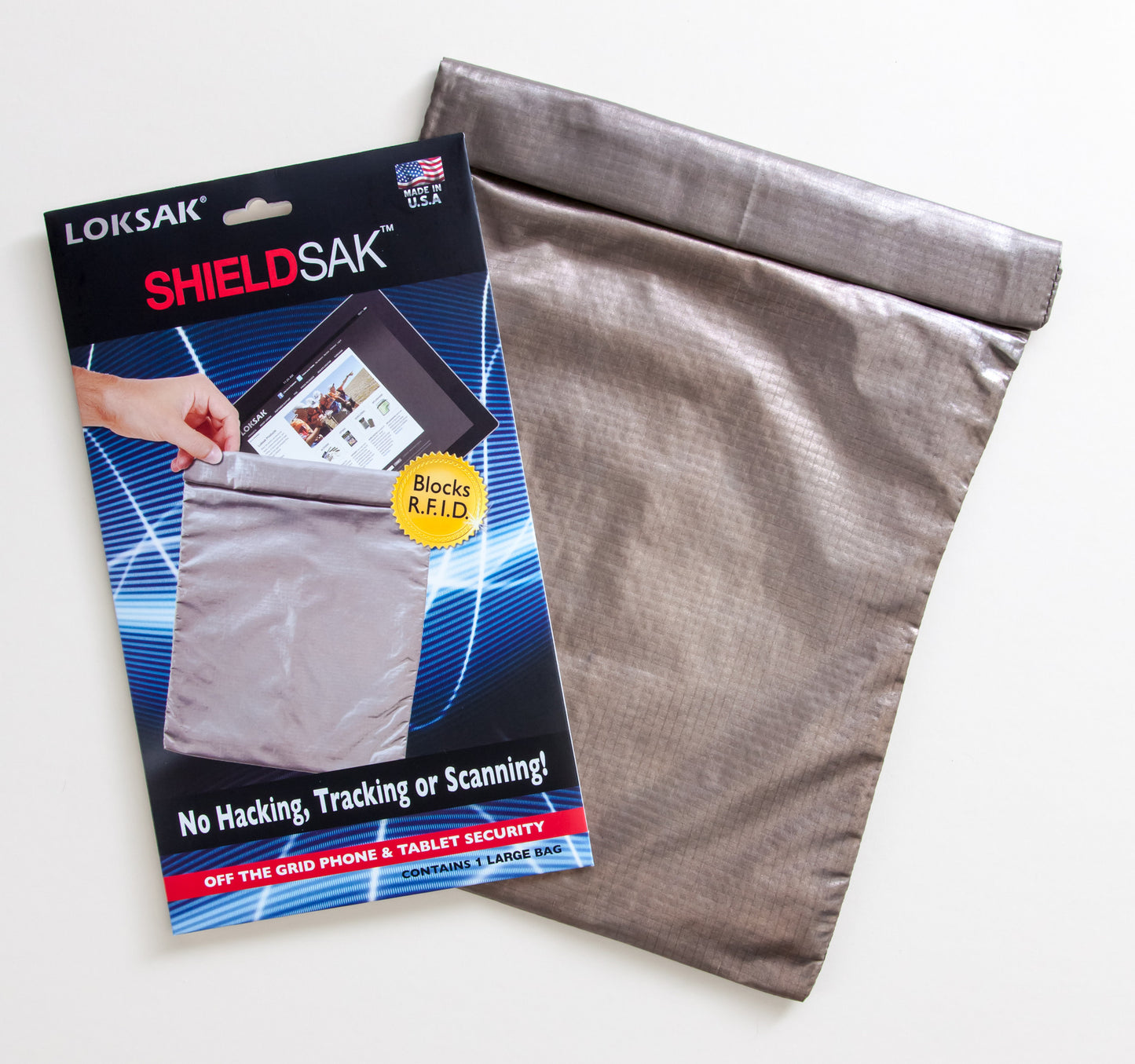 Faraday Bag for Tablets | Blocks Signal & Tracking | SHIELDSAK